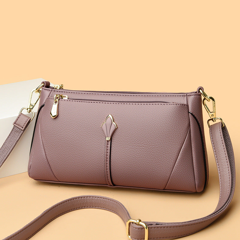 Women's Summer Simple Versatile Large Capacity Mother Small Square Bags