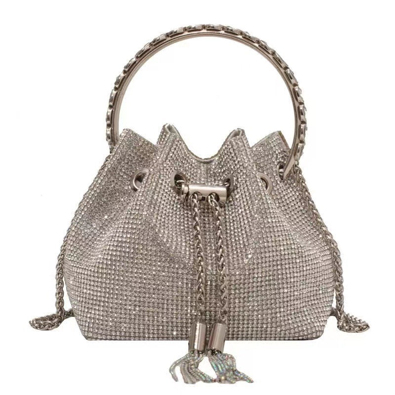 Women's Full Diamond Summer Advanced Texture Rhinestone Crossbody Bags