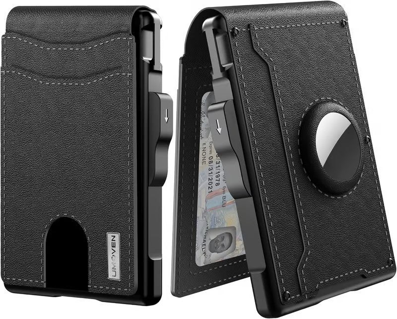 Men's Large Capacity Position Flip Carbon Fiber Card Holder