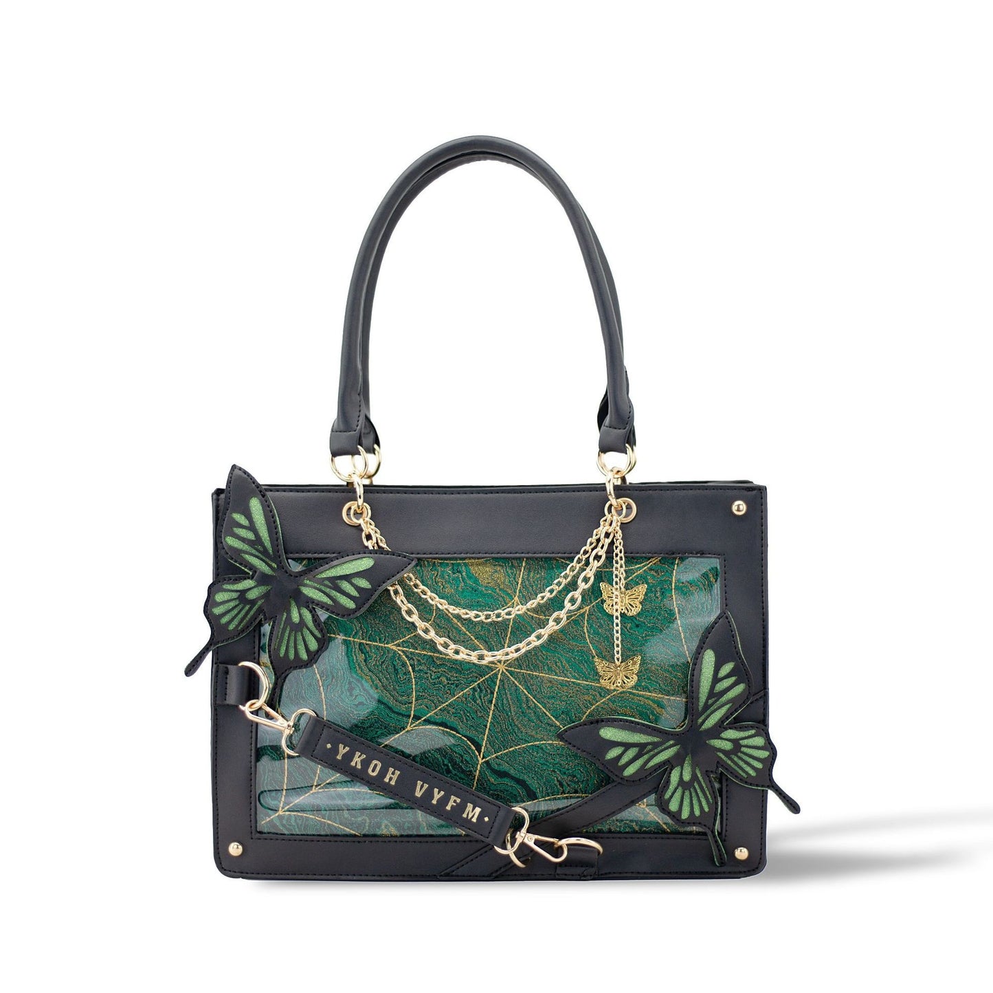 Sier Labyrinth Butterfly Cartoon Cross Body Tote Bags