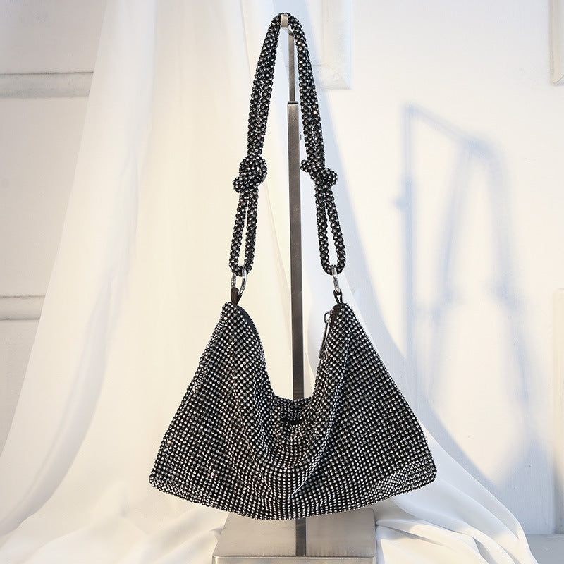 Women's Full Diamond Dinner Studded Hand Underarm Evening Bags