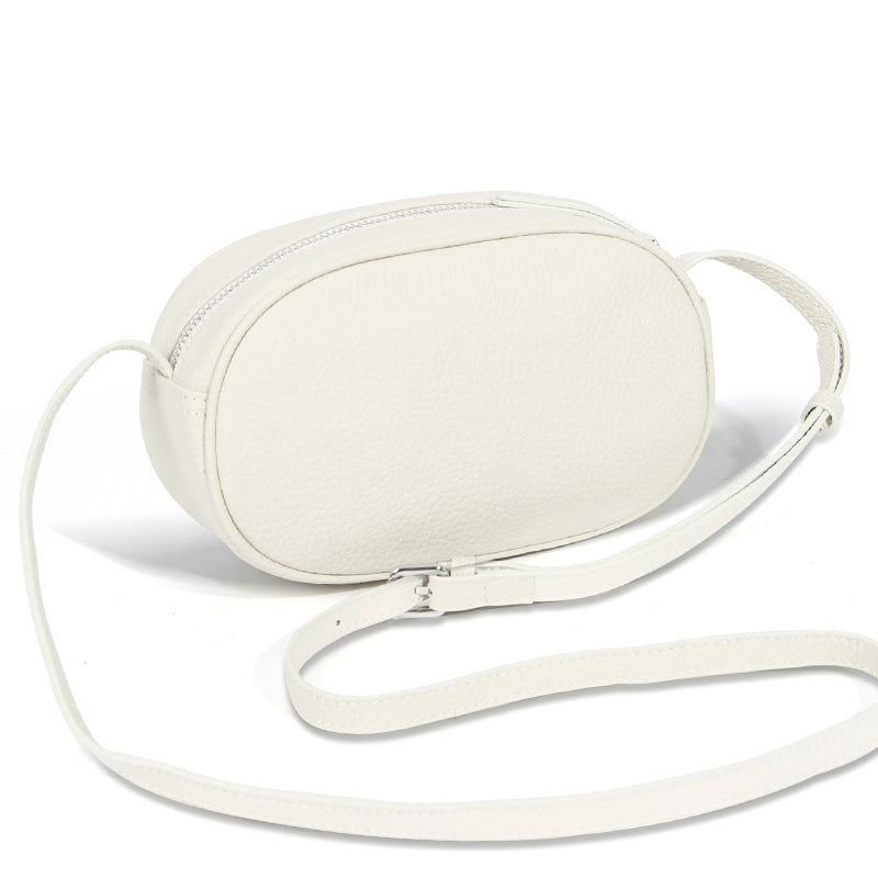 Women's Top Layer Cowhide Fashionable High-grade Large Capacity Simple Women's Messenger Bag
