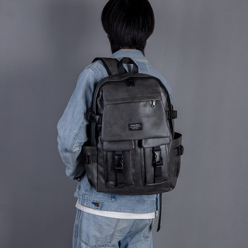 Men's Trendy Cool College High Simple Large Backpacks