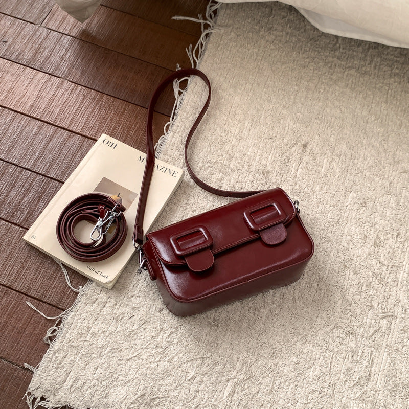 Winter Fashionable Simple Elegant Light Luxury Minority Texture Small Square Bags
