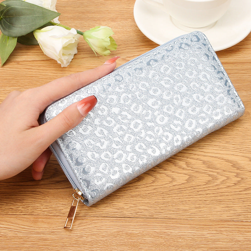 Versatile Women's Long Zip Clutch Mobile Purses