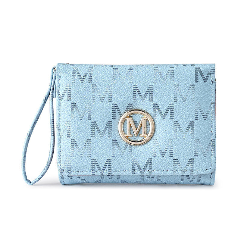 Women's Short Boom Three Fold Fashion Simple Purses
