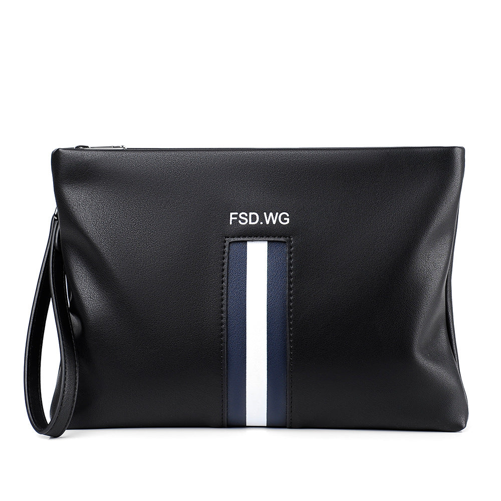 Men's Embossed Clutch Business Large Capacity Envelope Handbags