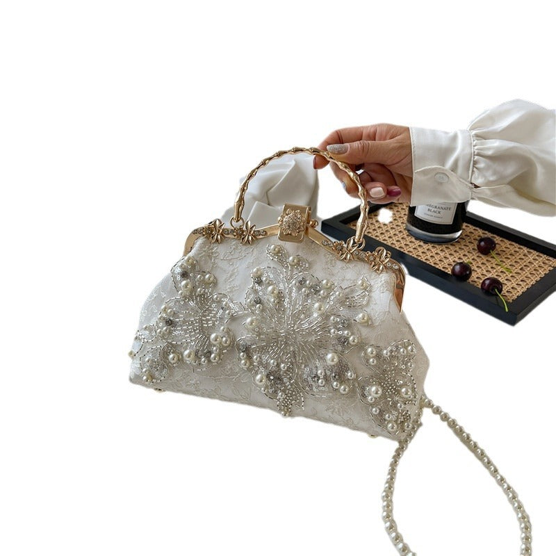 Embroidered Fashion Cheongsam Banquet Clutch Chain Handbags