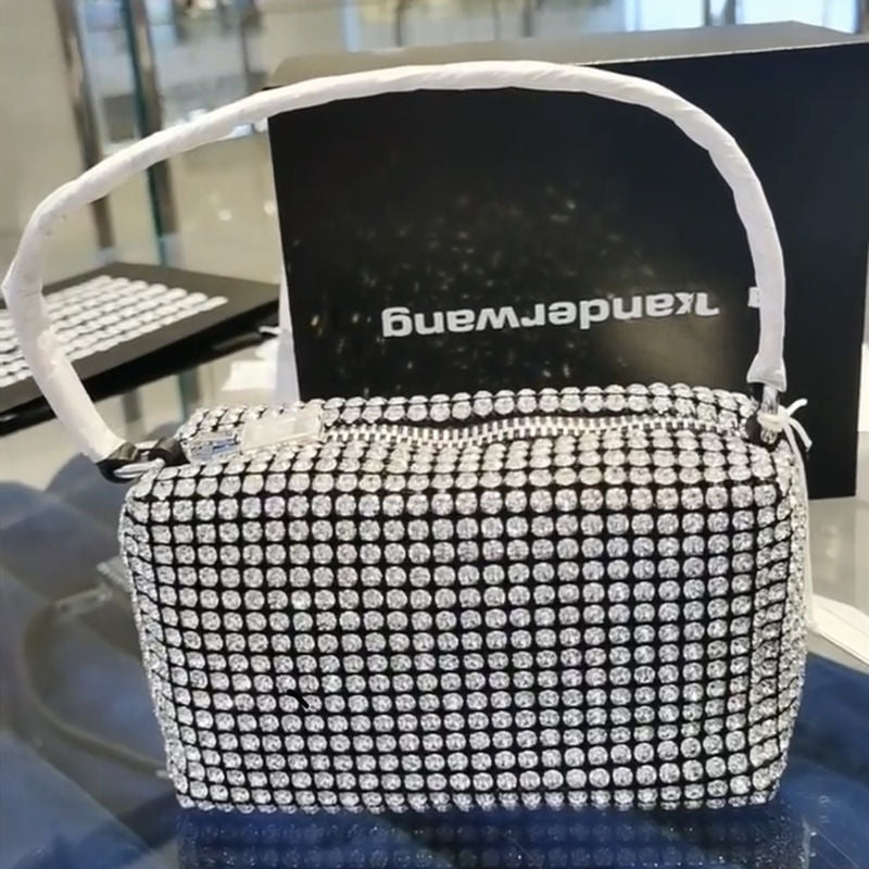 Rhinestone Full Diamond King Fashion Portable Handbags