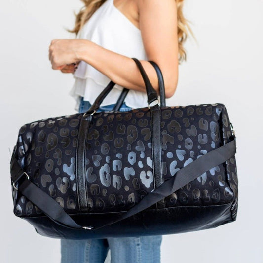 Leopard Print Fashion Portable Large Capacity Bags
