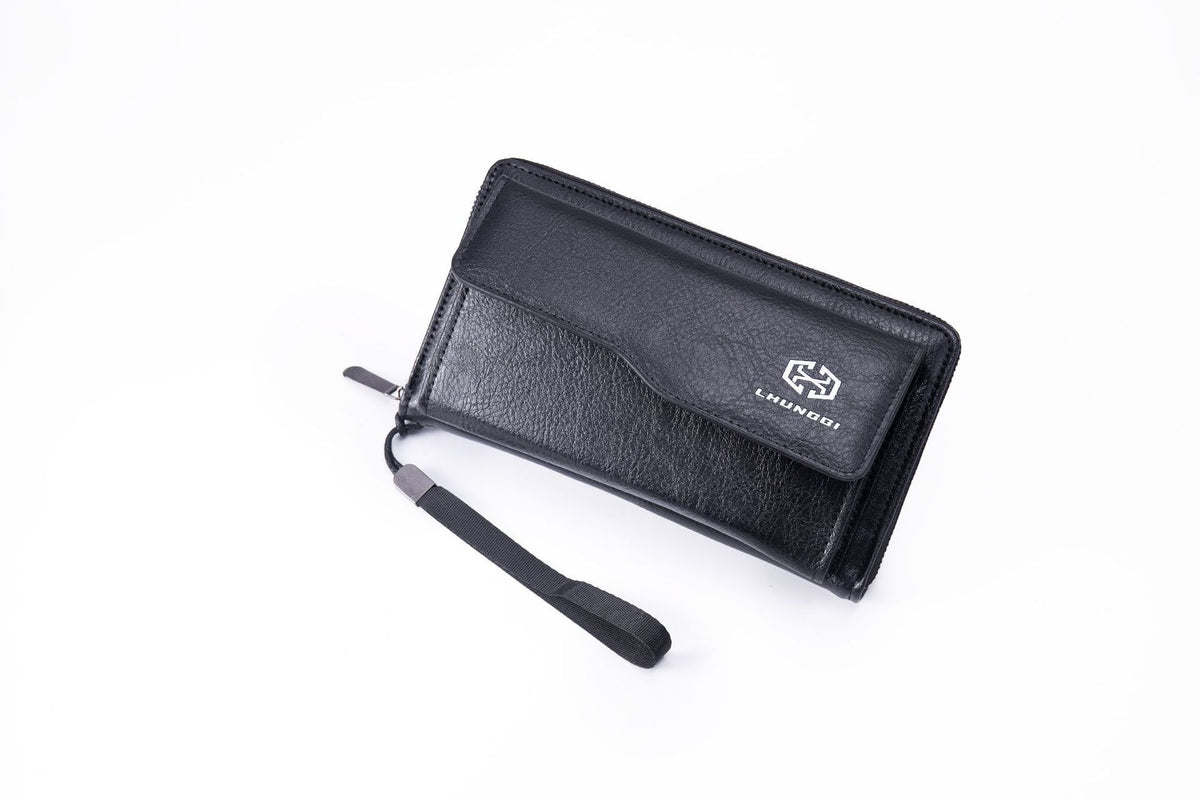 Men's Single-layer Zipper Multiple Slots Long Mobile Men's Wallet