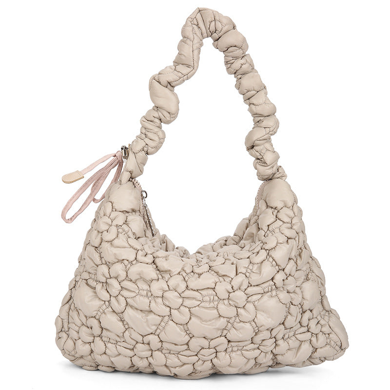 Women's Design Underarm Personalized Commuter Pleated Cloud Shoulder Bags