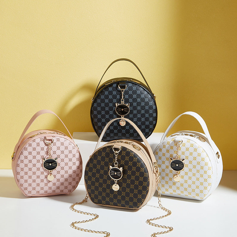 Pattern Cloth Round Simple Pouch Printing Bags