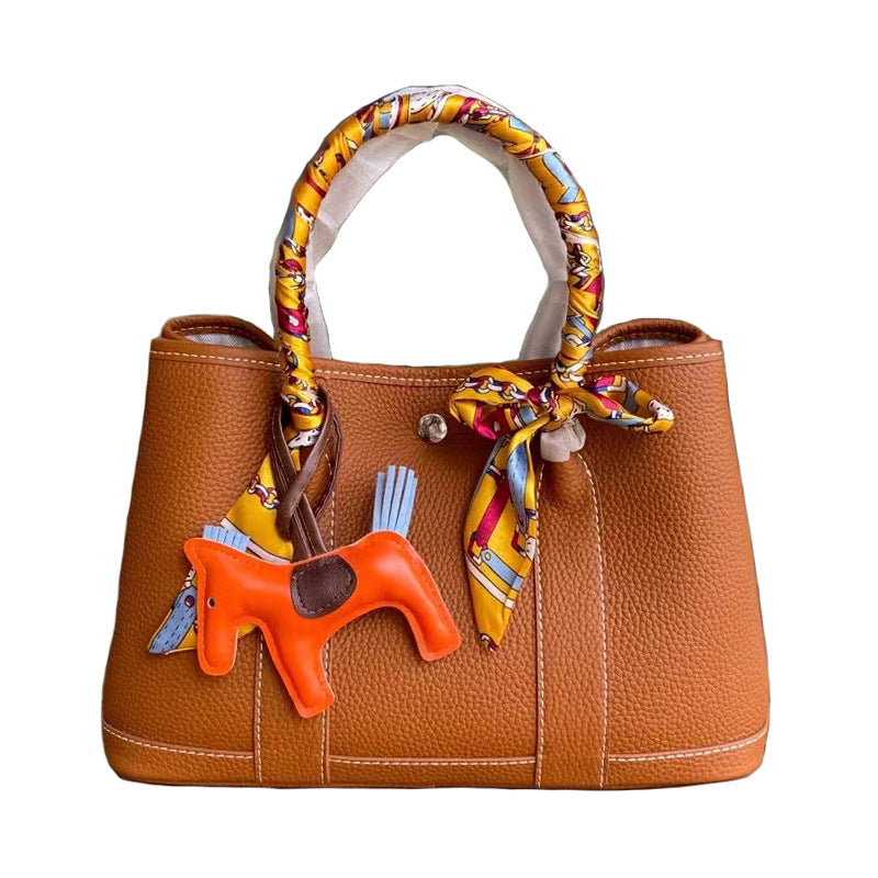 Genuine Leather Fashion Simple Large Capacity Portable Shoulder Bags