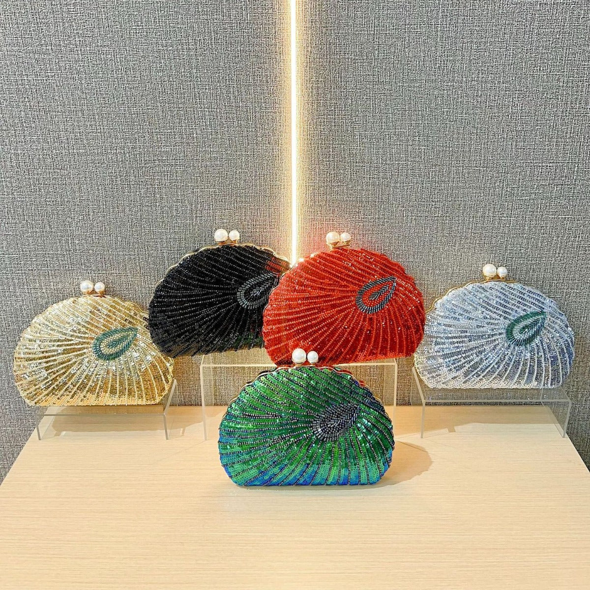 Vintage Beaded Embroidered Wear Portable Cheongsam Bucket Bags