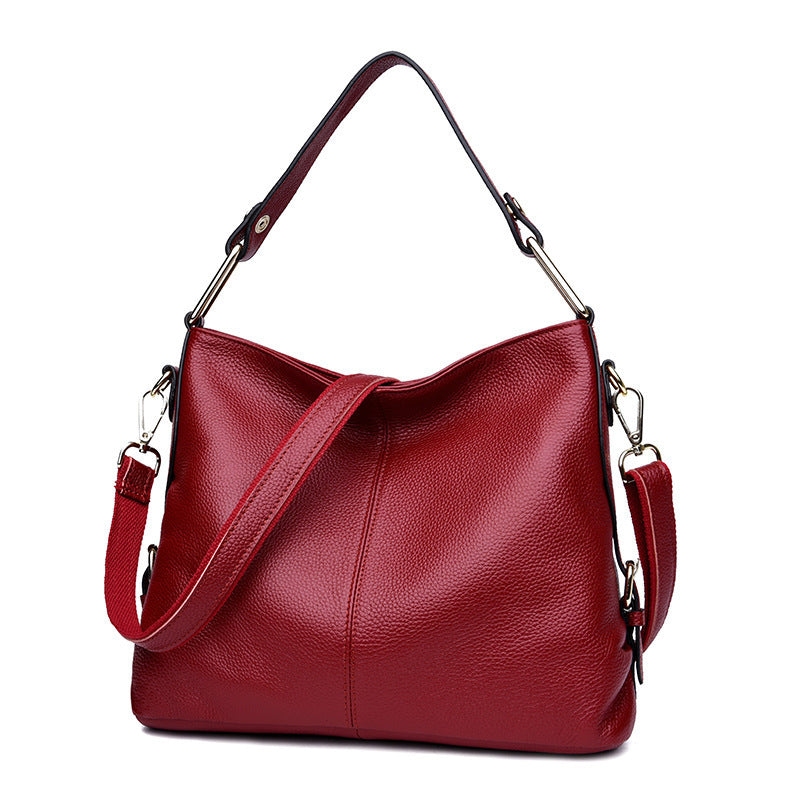 Women's Stylish Genuine Leather Trendy Cowhide Crossbody Bags
