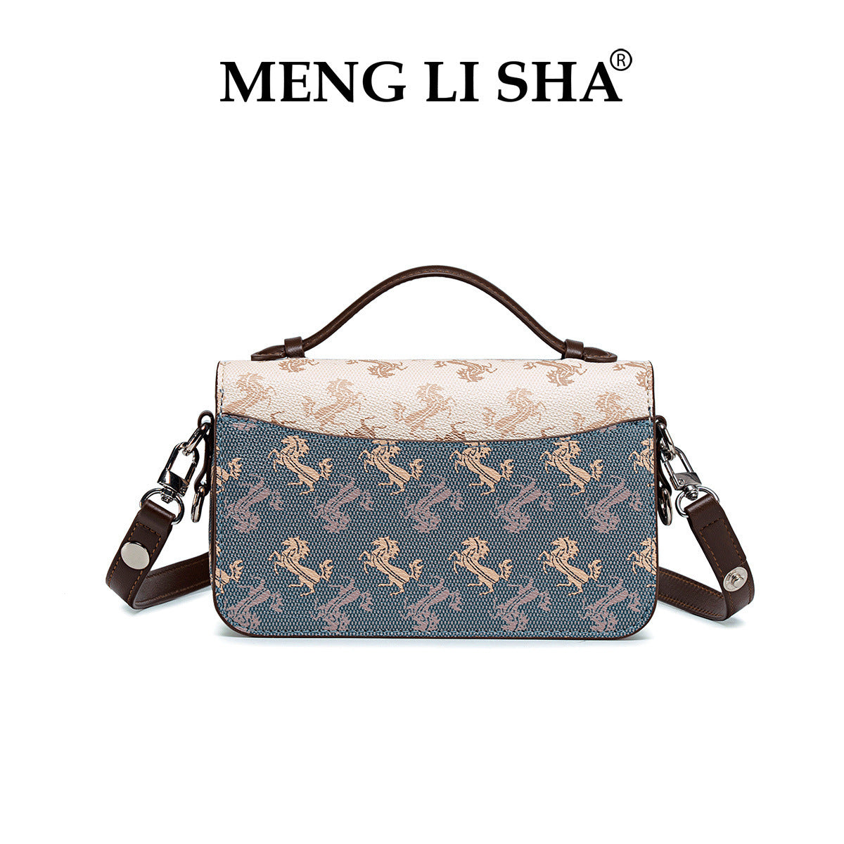Women's Retro Portable For Commute Large Capacity Color Contrast Bags