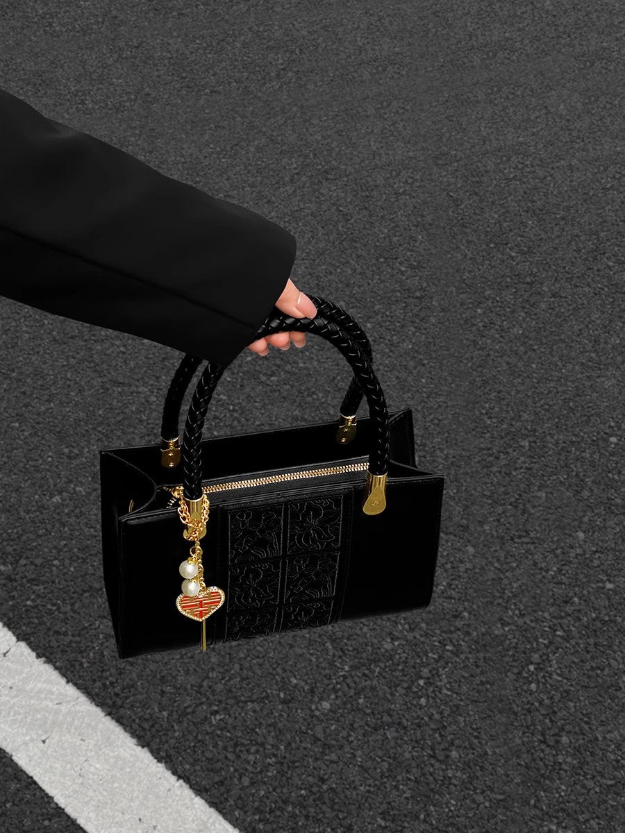 Wedding Large Capacity For Red Portable Handbags