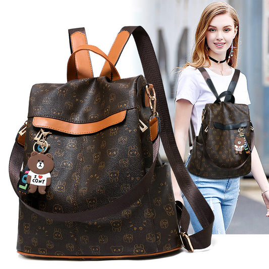 Innovative Women's Comfortable Soft Leather Large Backpacks