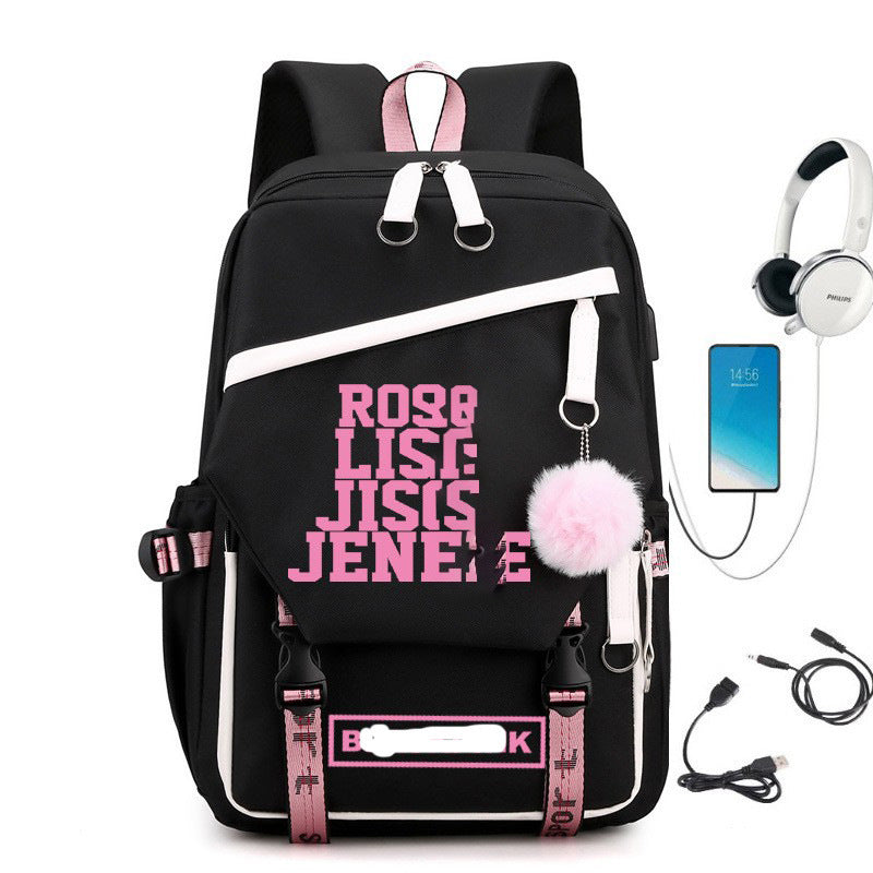Park Kim Starry Sky Korean Style Backpacks