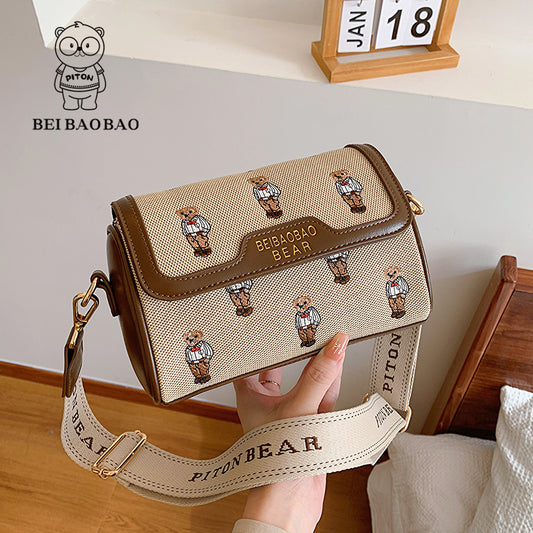 Women's Source Embroidery Pillow Korean Style Niche Crossbody Bags