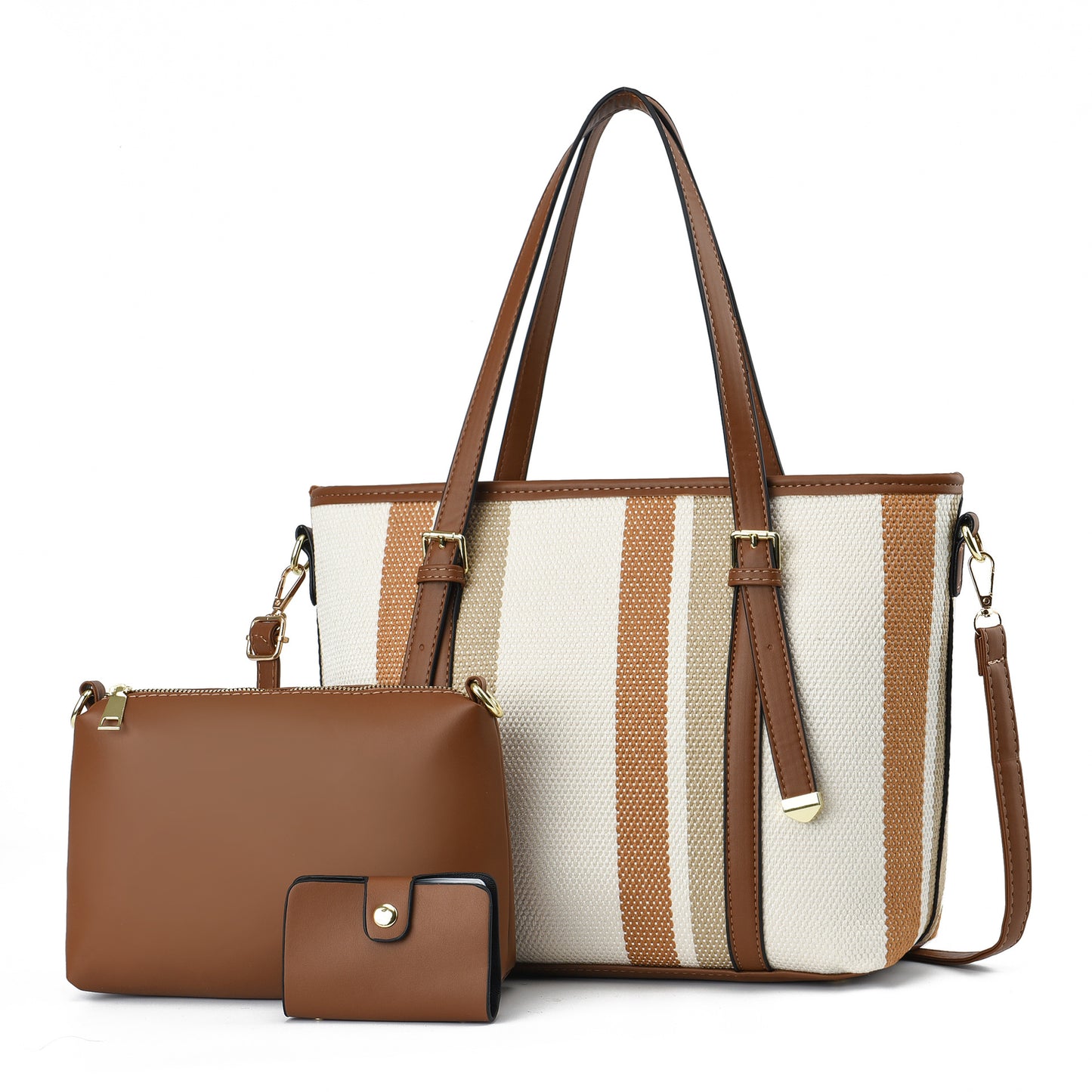 Women's Big Versatile Large Capacity Commuter Three-piece Shoulder Bags