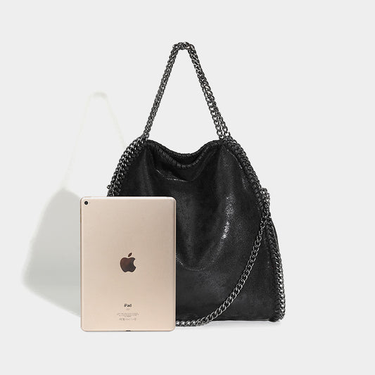 Women's Cool Versatile Chain Foldable Big Shoulder Bags