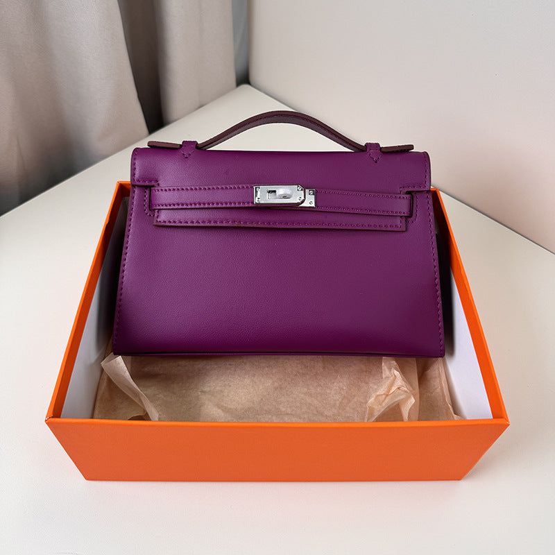 Women's Chain Kelly Calf Leather Mini Generation Crossbody Bags