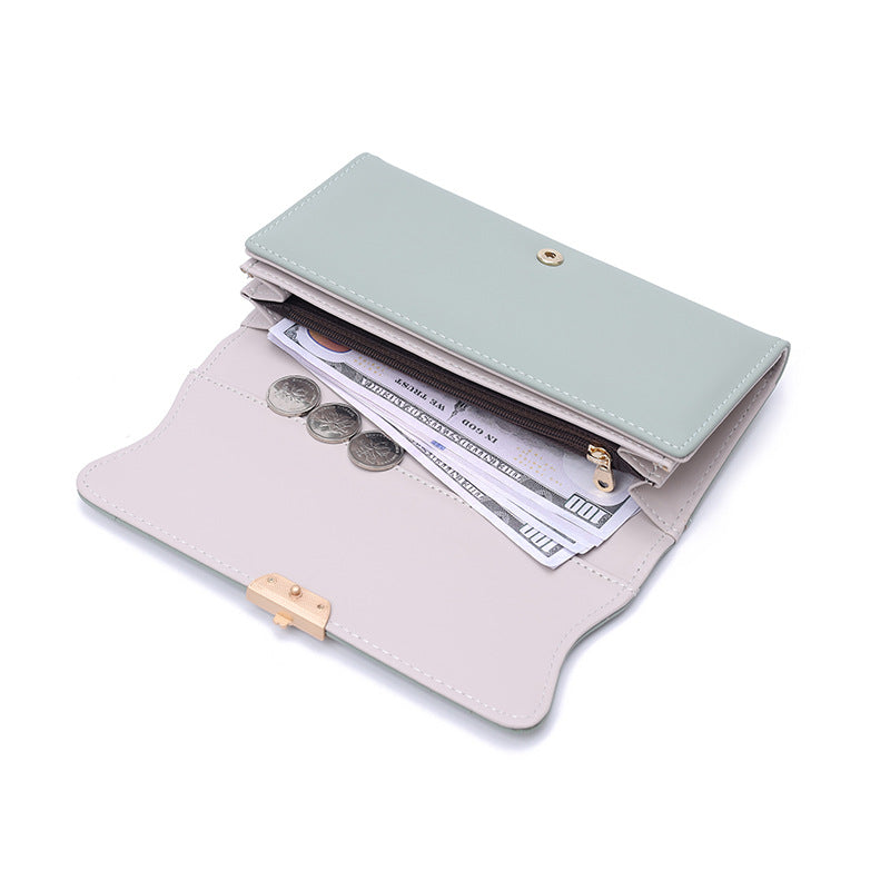 Women's Long Large Capacity Mobile Bank Ladies Wallet
