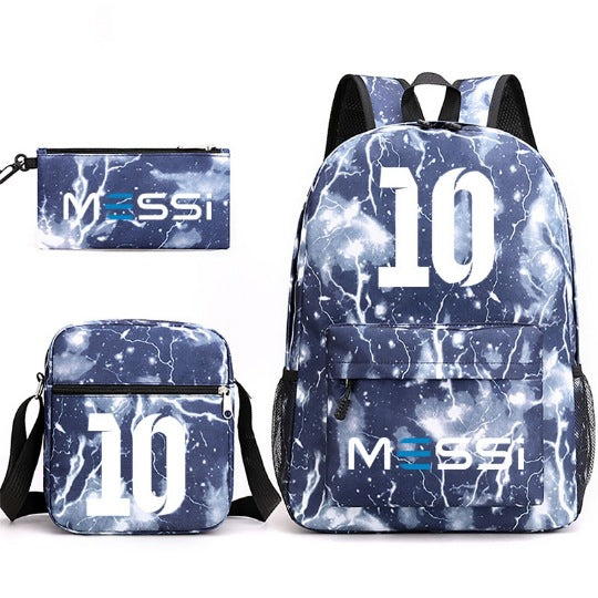 Durable Leo Massey Peripheral Printed Pencil Middle School Students' Schoolbags