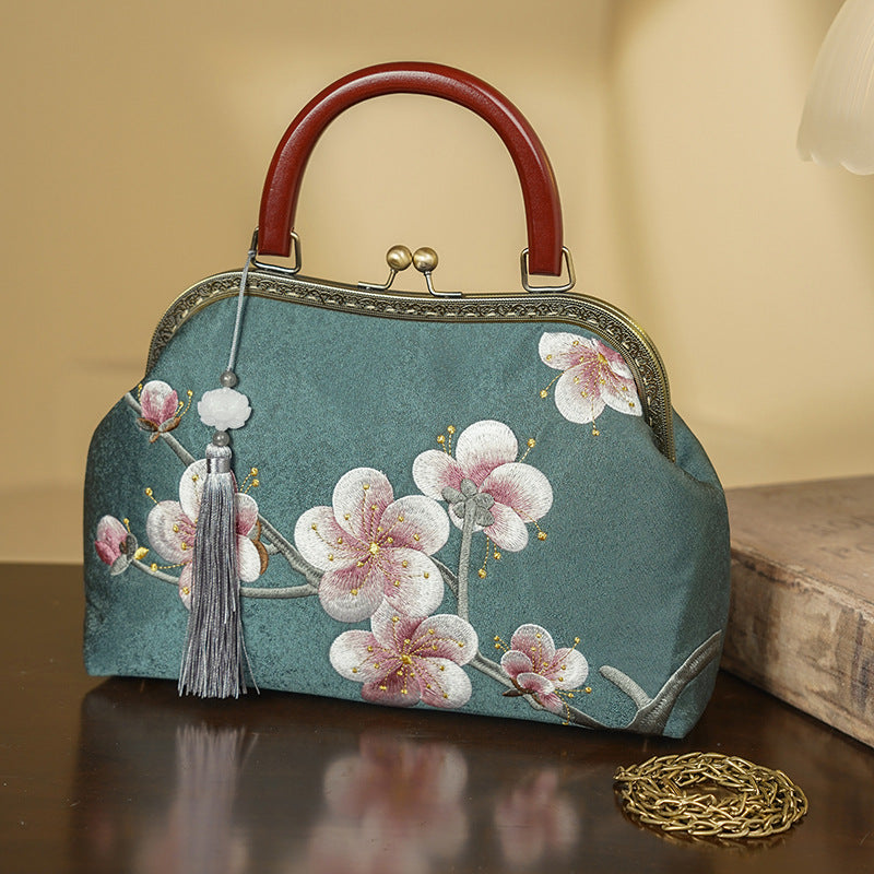 Embroidered Ancient Style Cheongsam Banquet Embroidery Handbags