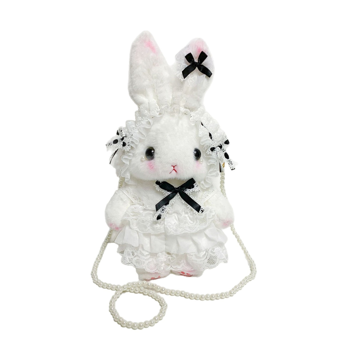 Series Doll Rabbit Pattern Handmade Bow Women's Messenger Bag