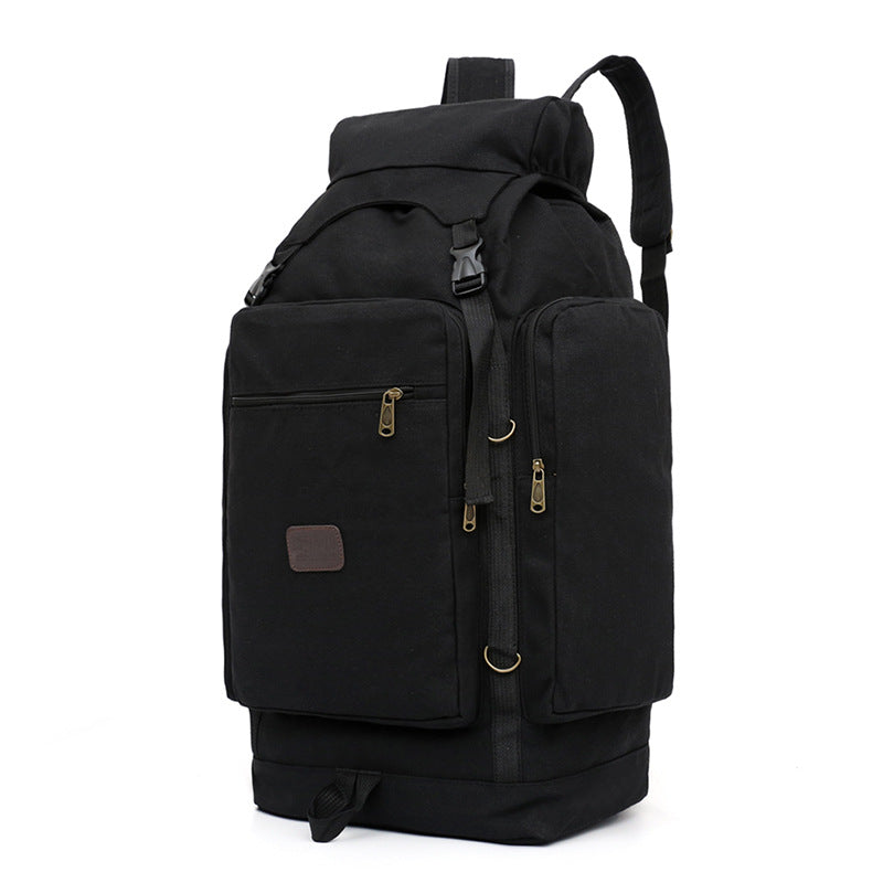 Men's Canvas Exercise Large Capacity Hiking Backpacks