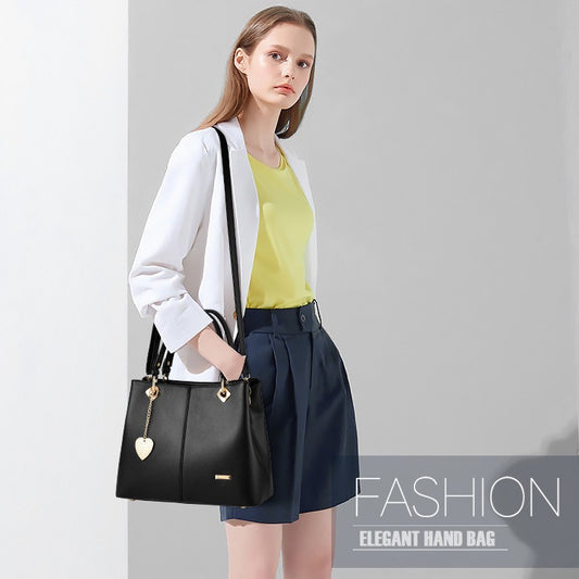 Women's Spring Fashionable Texture Large Capacity Handbags