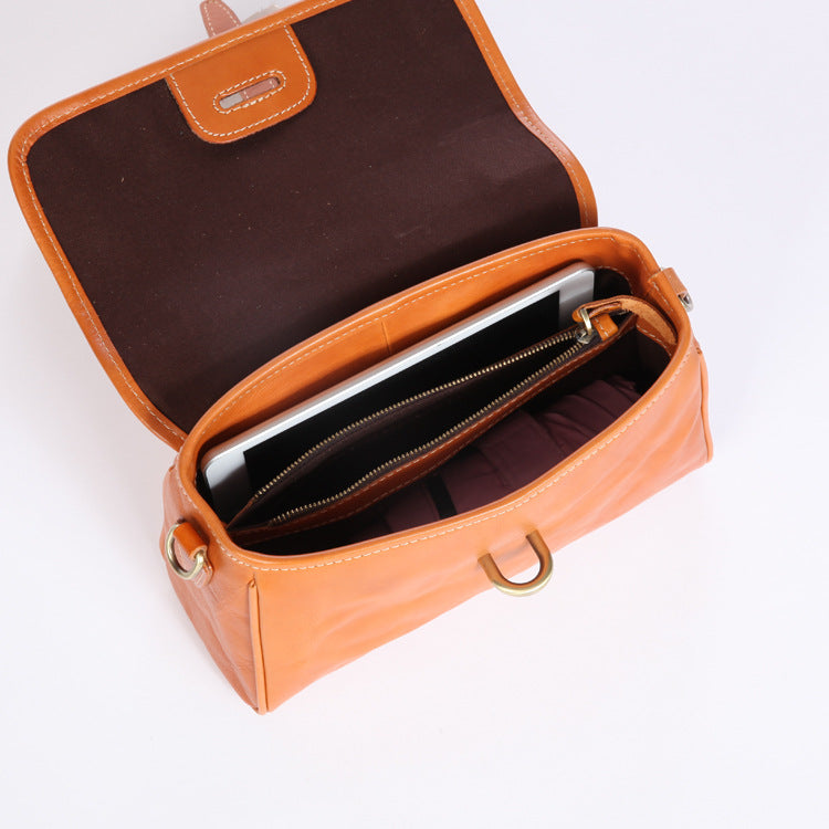 Women's Fur Genuine Leather Vintage Cowhide Mild Bags