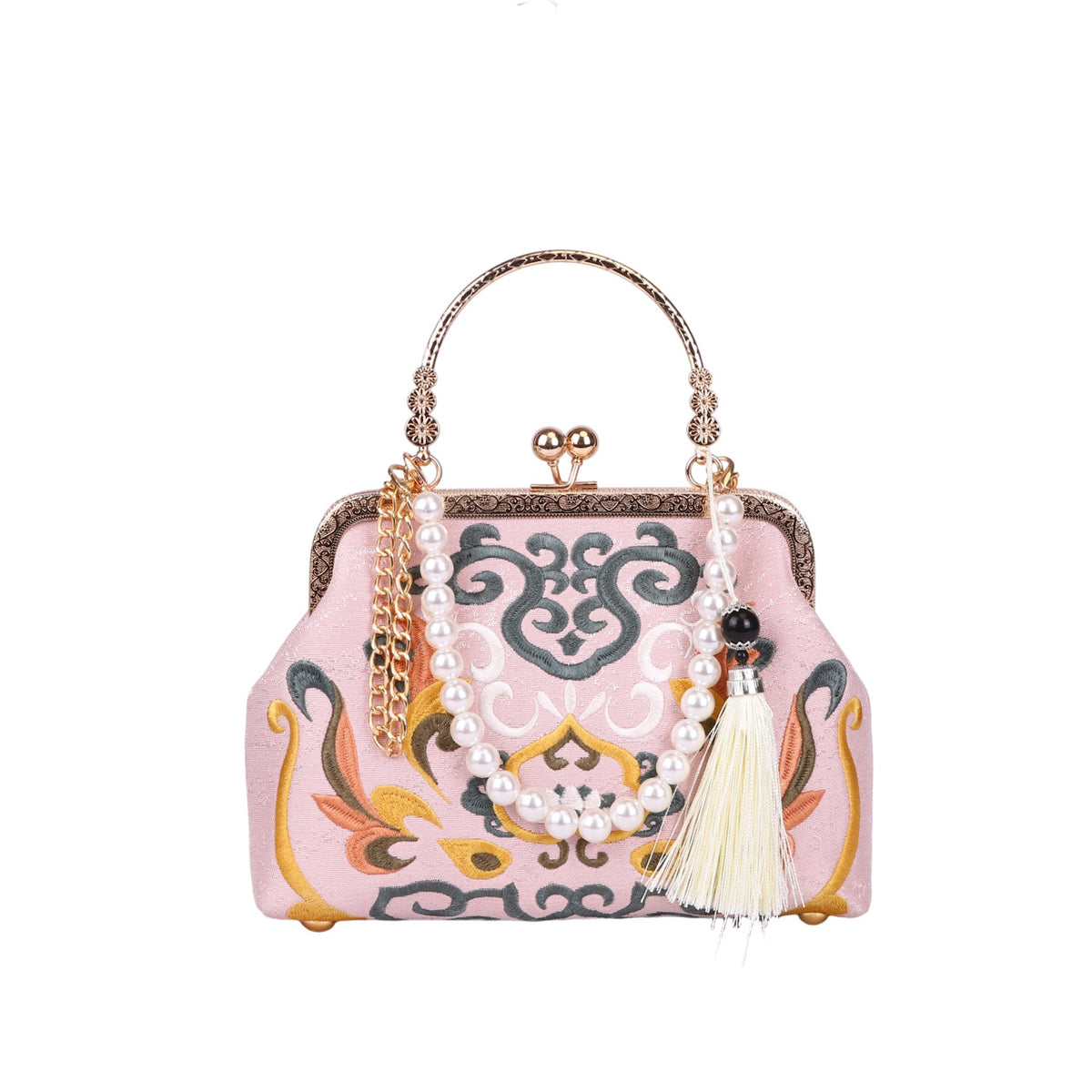 Mother Xi Chinese Style Han Clothing With Cheongsam Dinner Beaded Bags
