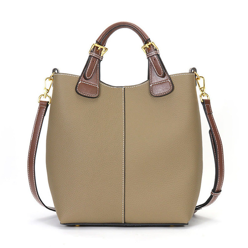 New Leather High-grade Large Capacity Portable Shoulder Bags