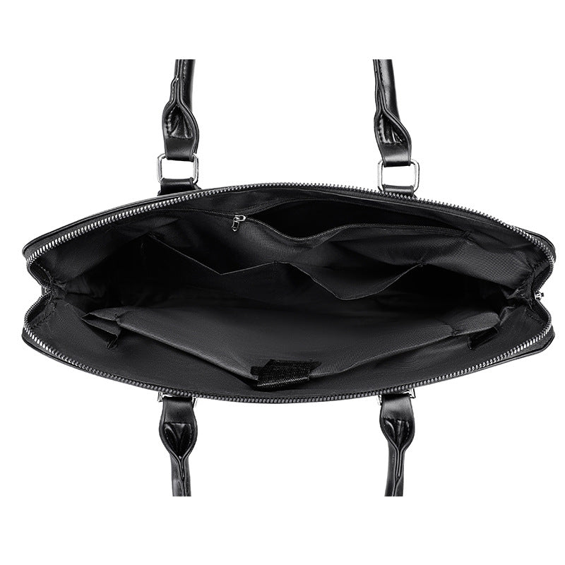 Men's Classy Slouchy Glamorous Horizontal Leather Men's Briefcases