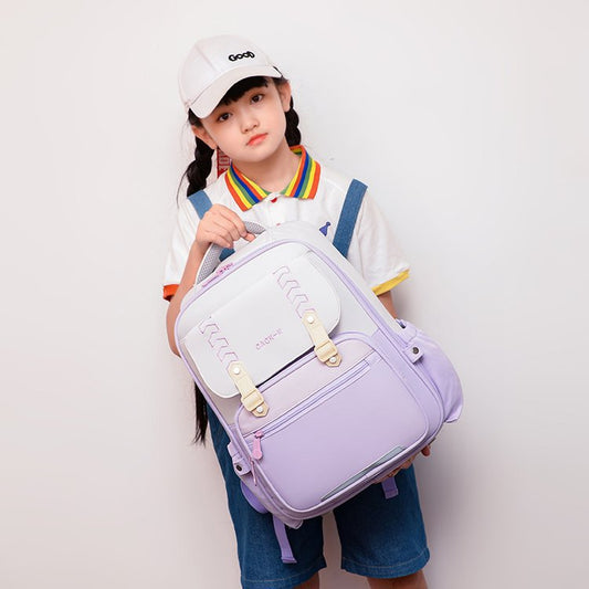 Large Capacity Burden Reduction Spine Protection Elementary School Students' Schoolbags