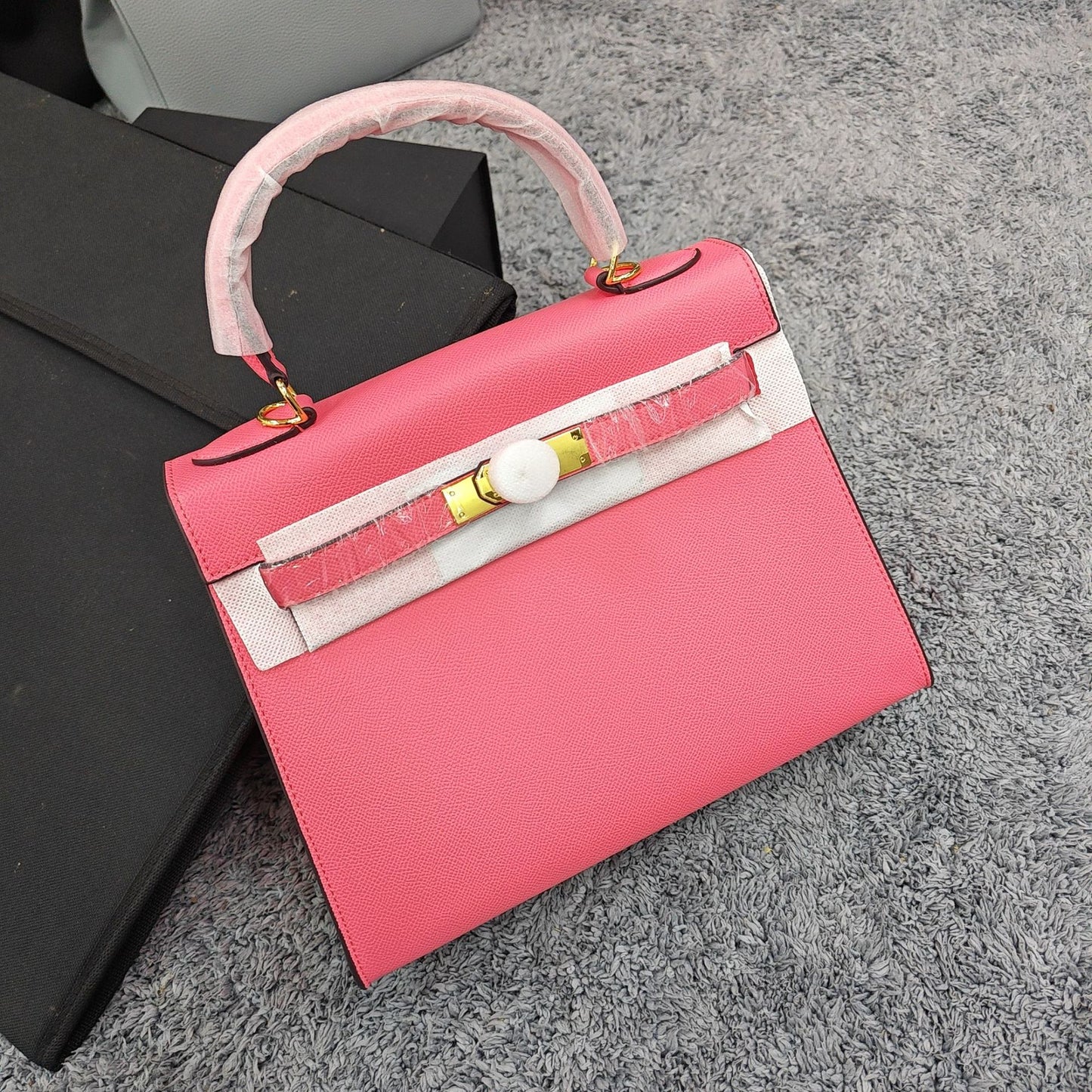 Layer Cowhide Kelly Large Capacity Female Fashion Handbags