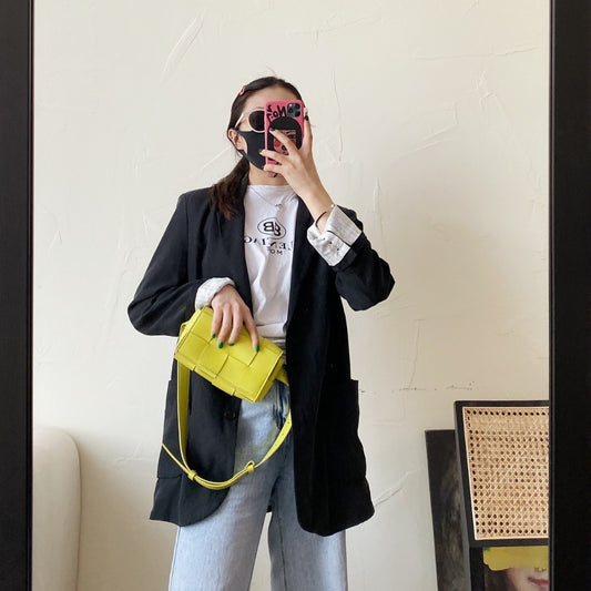 Women's & Men's Comfortable & Cowhide Woven Waist Packs