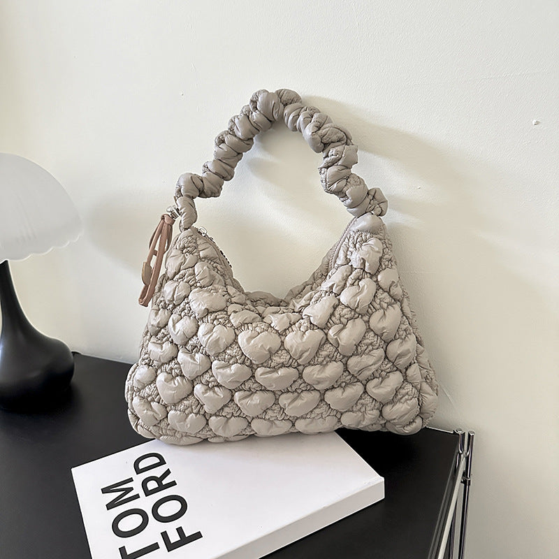 Women's Design Underarm Personalized Commuter Pleated Cloud Shoulder Bags