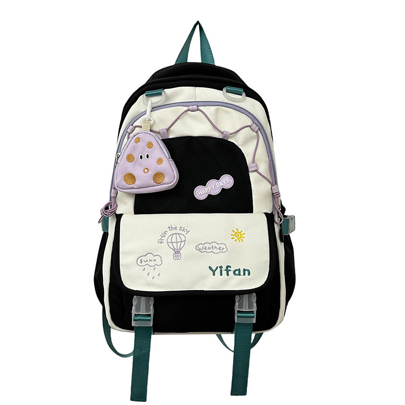 Junior High Female Simple Senior Distribution Backpacks