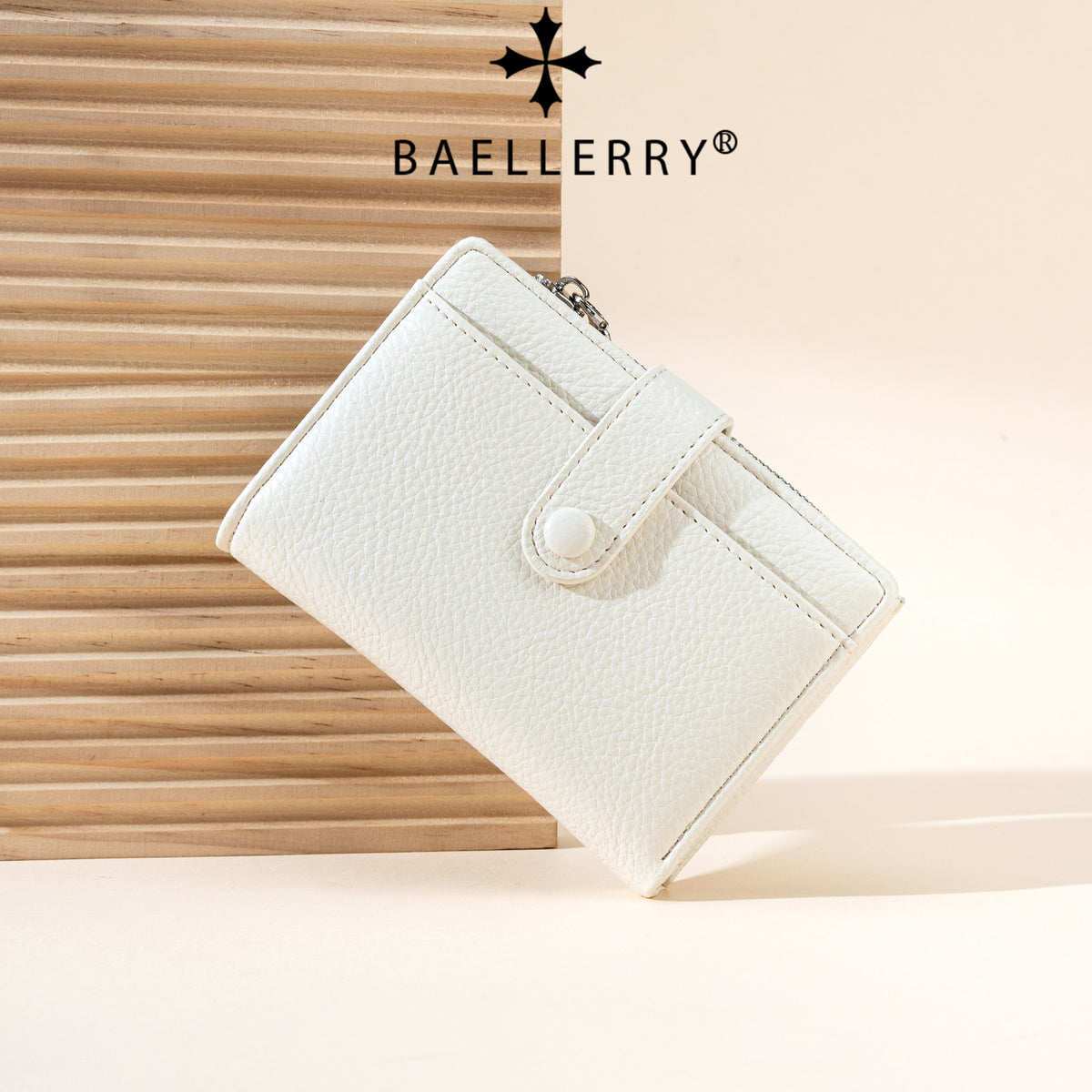 Women's Short Multiple Slots Solid Color Fashion High-grade Ladies Wallet