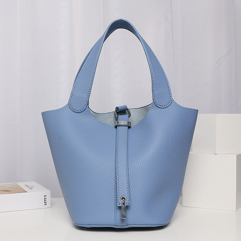 Vegetable Basket Lychee Pattern Female Versatile Handbags