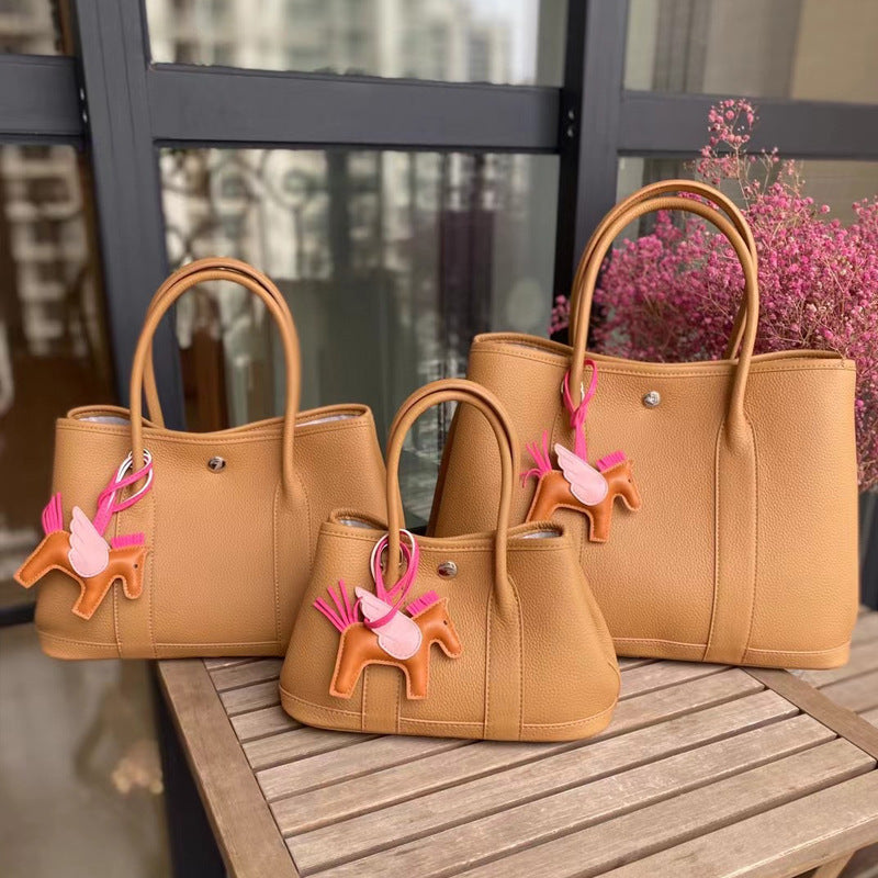 Genuine Leather Fashion Simple Large Capacity Portable Shoulder Bags