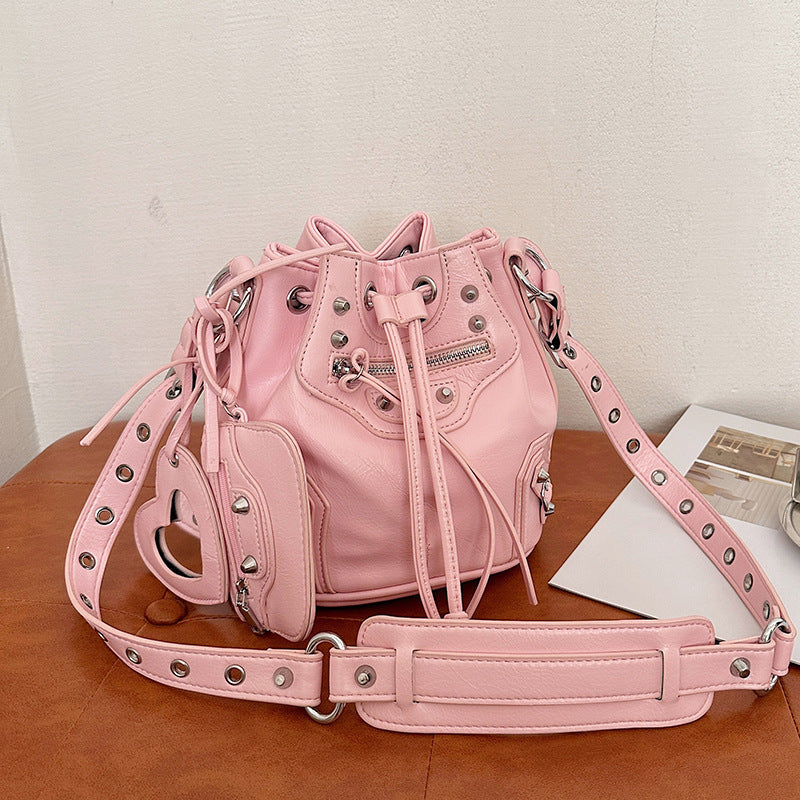 Punk Popular Western Style Personality One Crossbody Bags