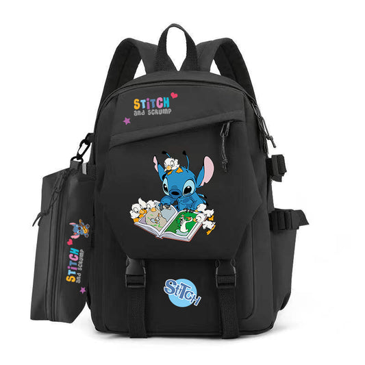 Stitch Pencil Large Capacity Trendy Hot Backpacks