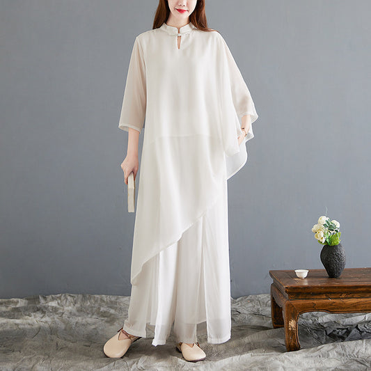 Women's Elegant Zen Tea Gown Fairy Summer Suits