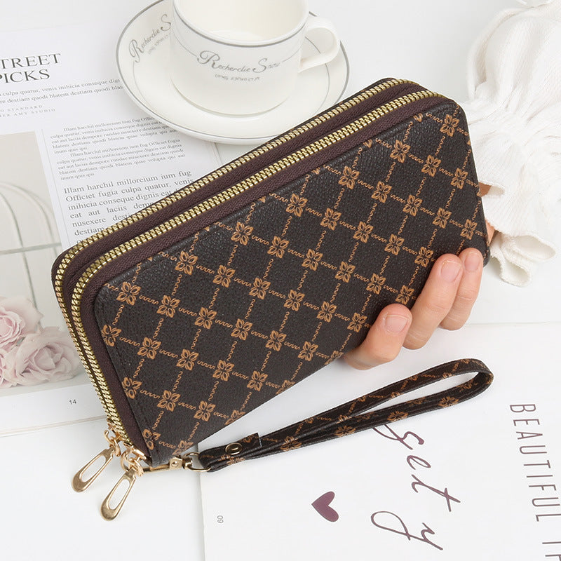 Women's Long Fashion Zipper Large Capacity Ladies Wallet